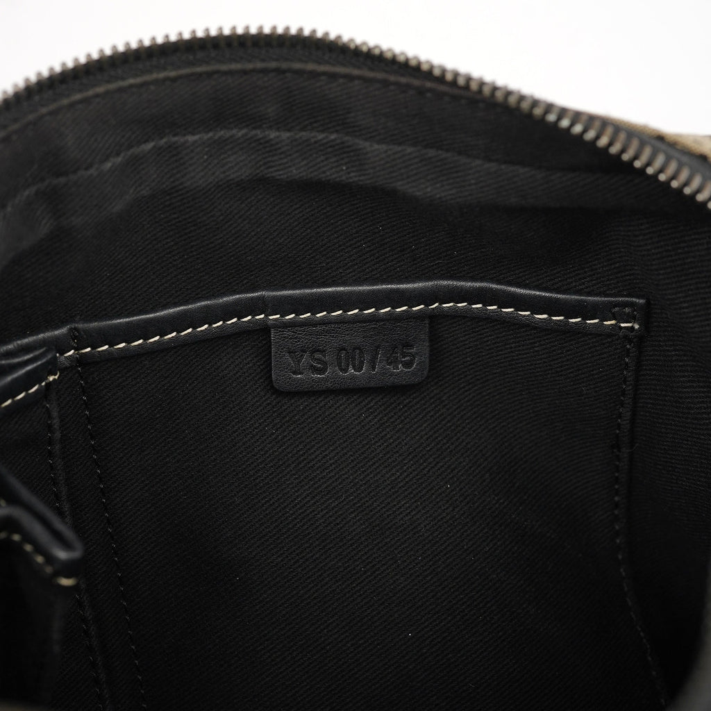 Grey Macadam Crossbody Bag