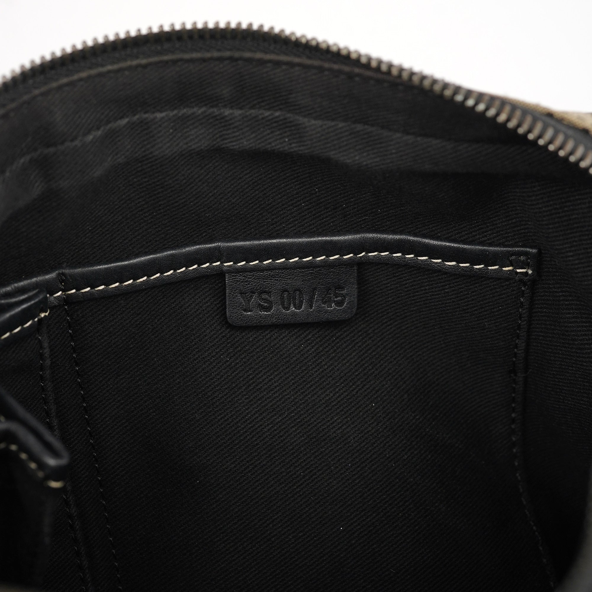Grey Macadam Crossbody Bag