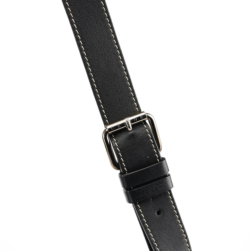 Grey Macadam Crossbody Bag