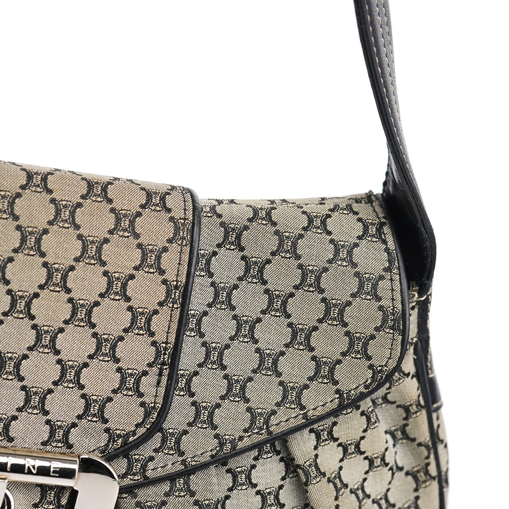 Grey Macadam Monogram Shoulder Bag