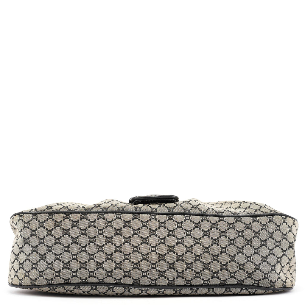 Grey Macadam Monogram Shoulder Bag