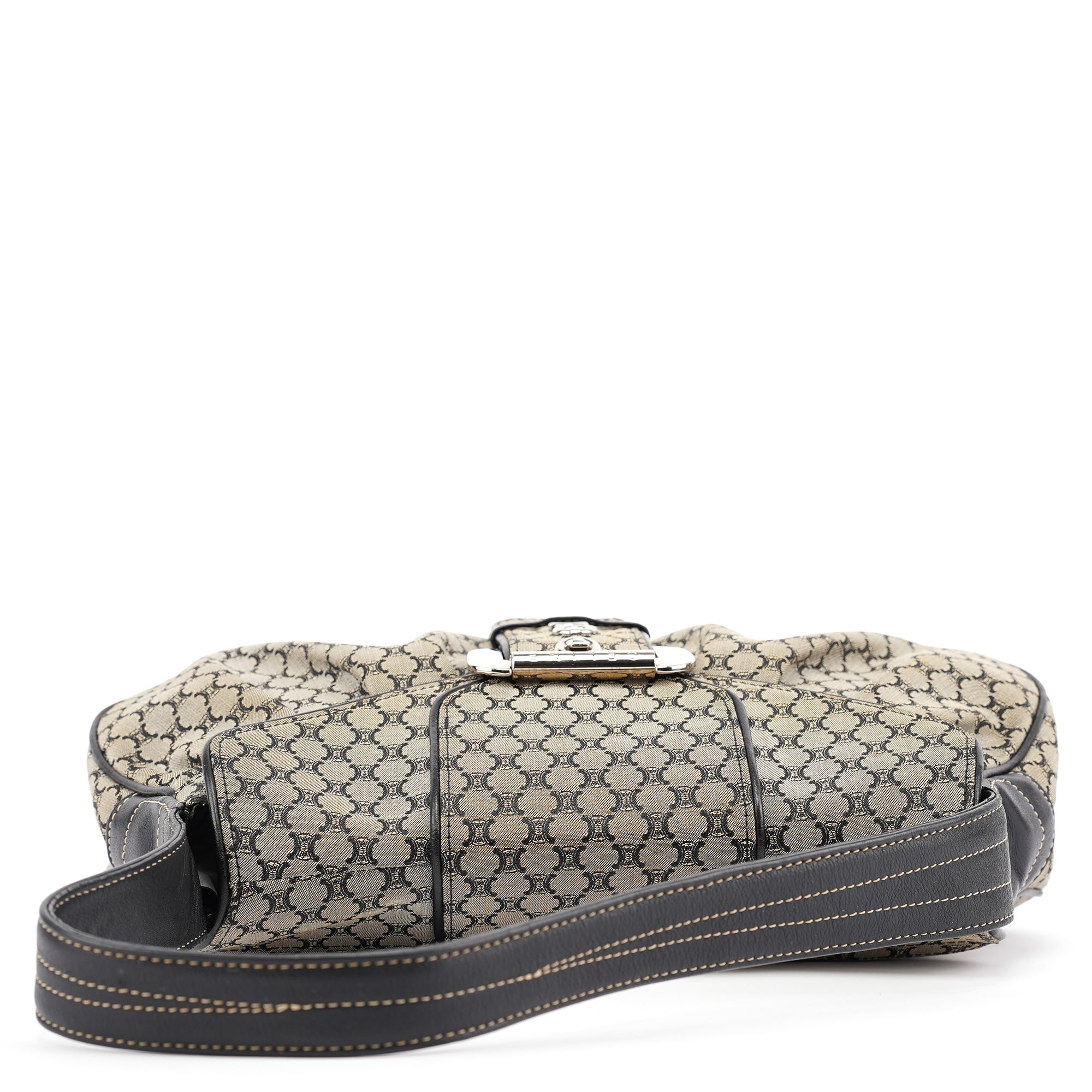 Grey Macadam Monogram Shoulder Bag