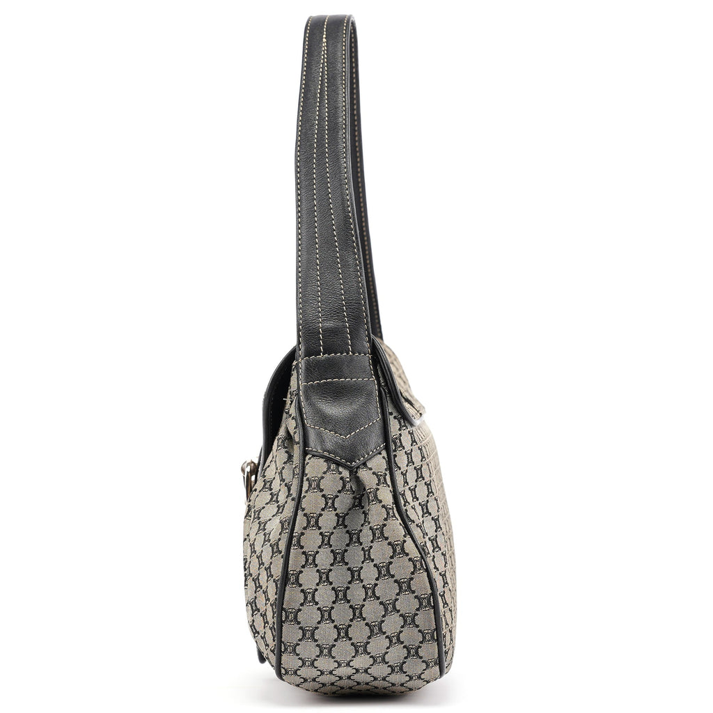 Grey Macadam Monogram Shoulder Bag