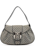 Grey Macadam Monogram Shoulder Bag