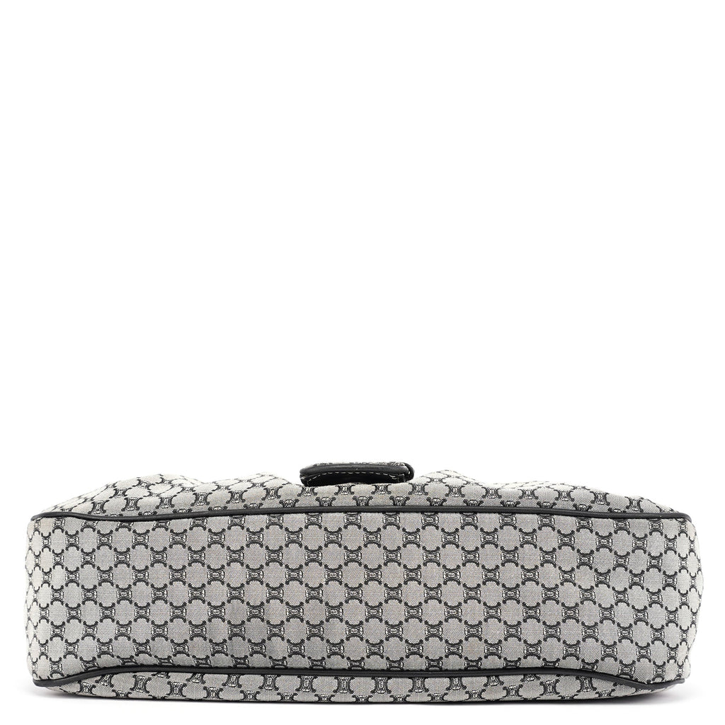 Grey Macadam Monogram Shoulder Bag