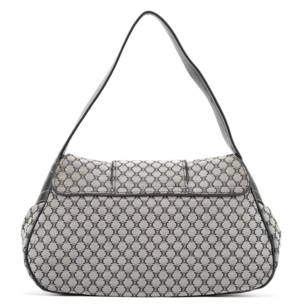 Grey Macadam Monogram Shoulder Bag