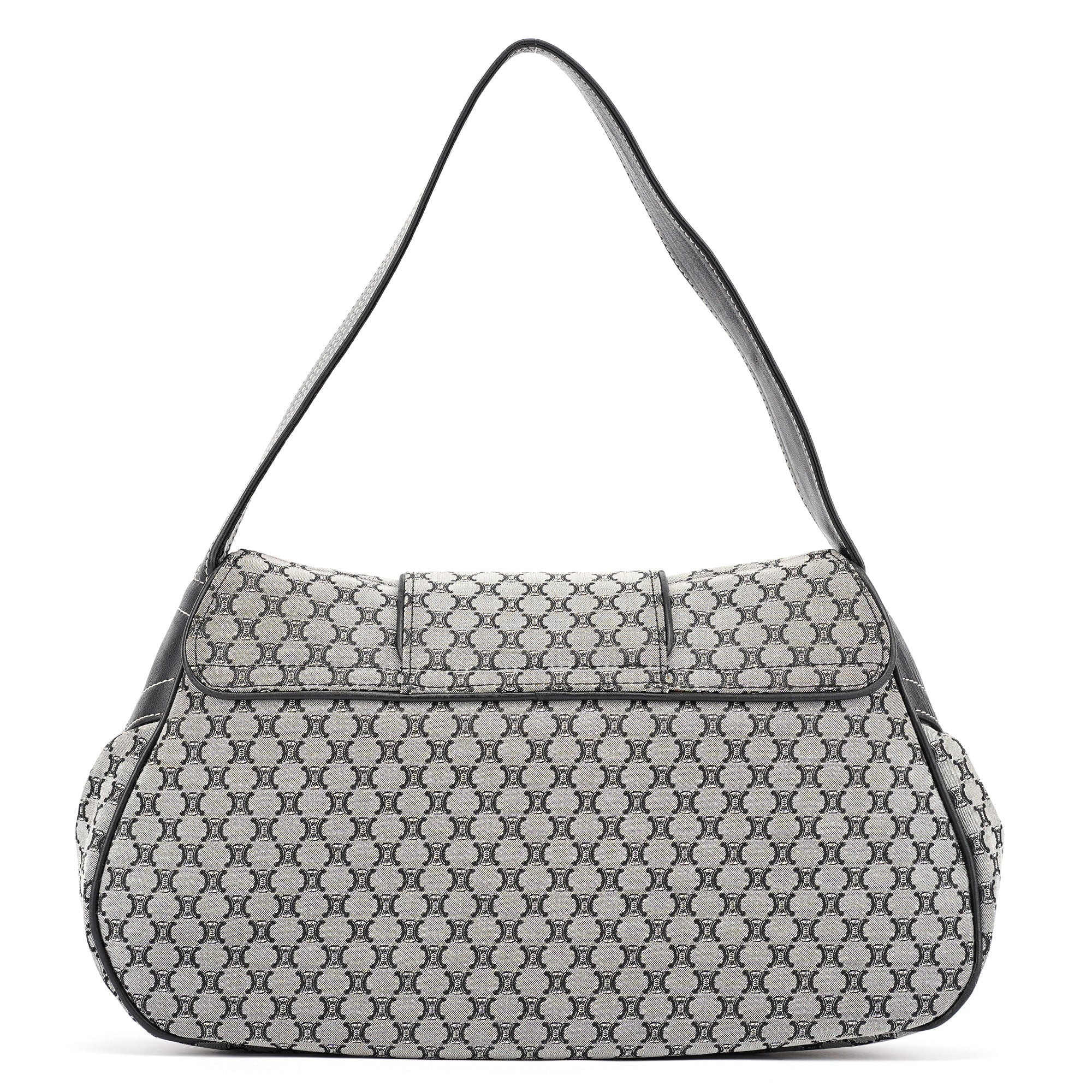 Grey Macadam Monogram Shoulder Bag