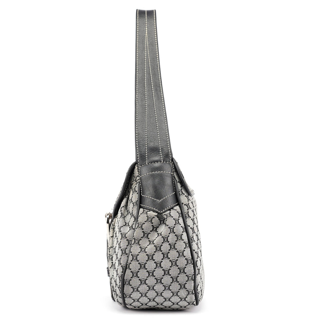Grey Macadam Monogram Shoulder Bag