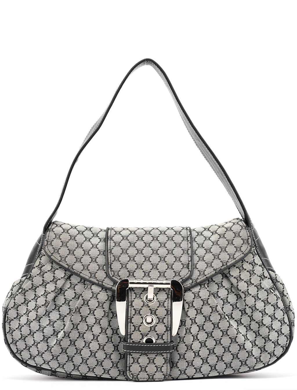 Grey Macadam Monogram Shoulder Bag
