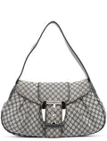 Grey Macadam Monogram Shoulder Bag