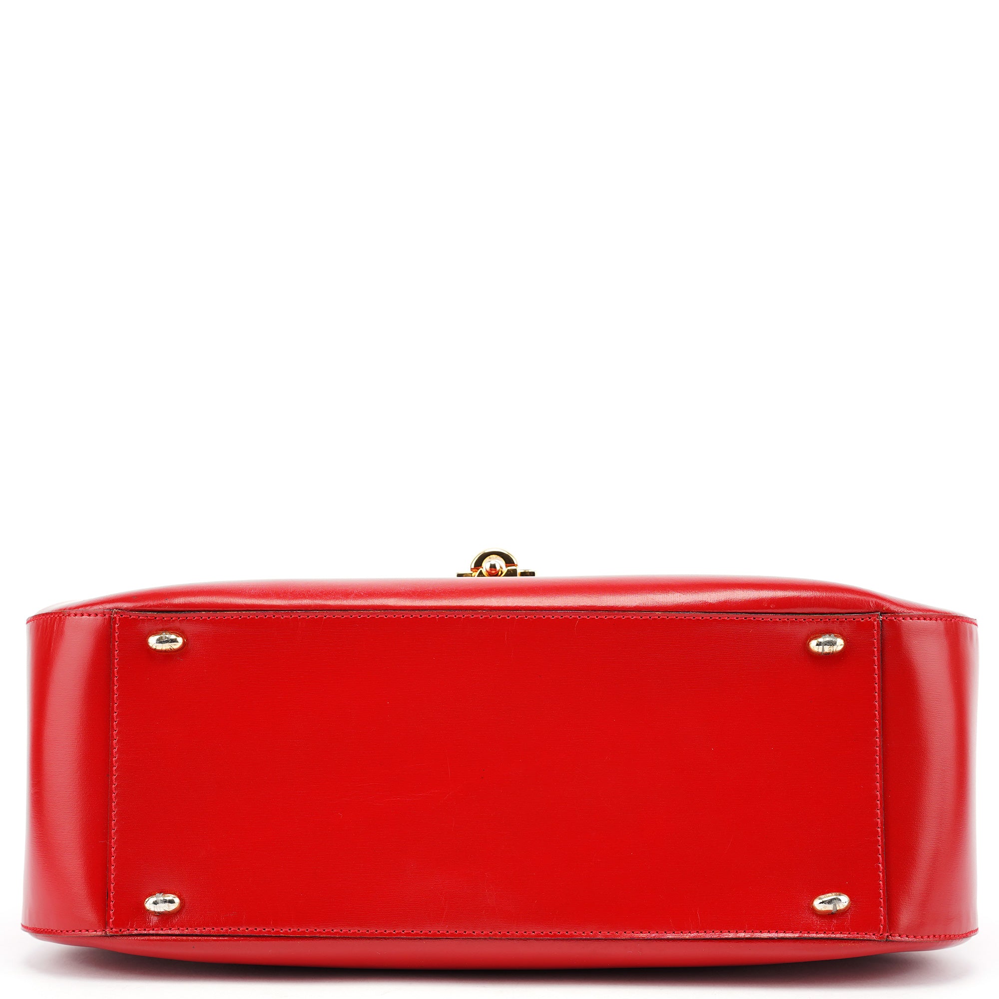 Large Red Leather Shoulder Bag