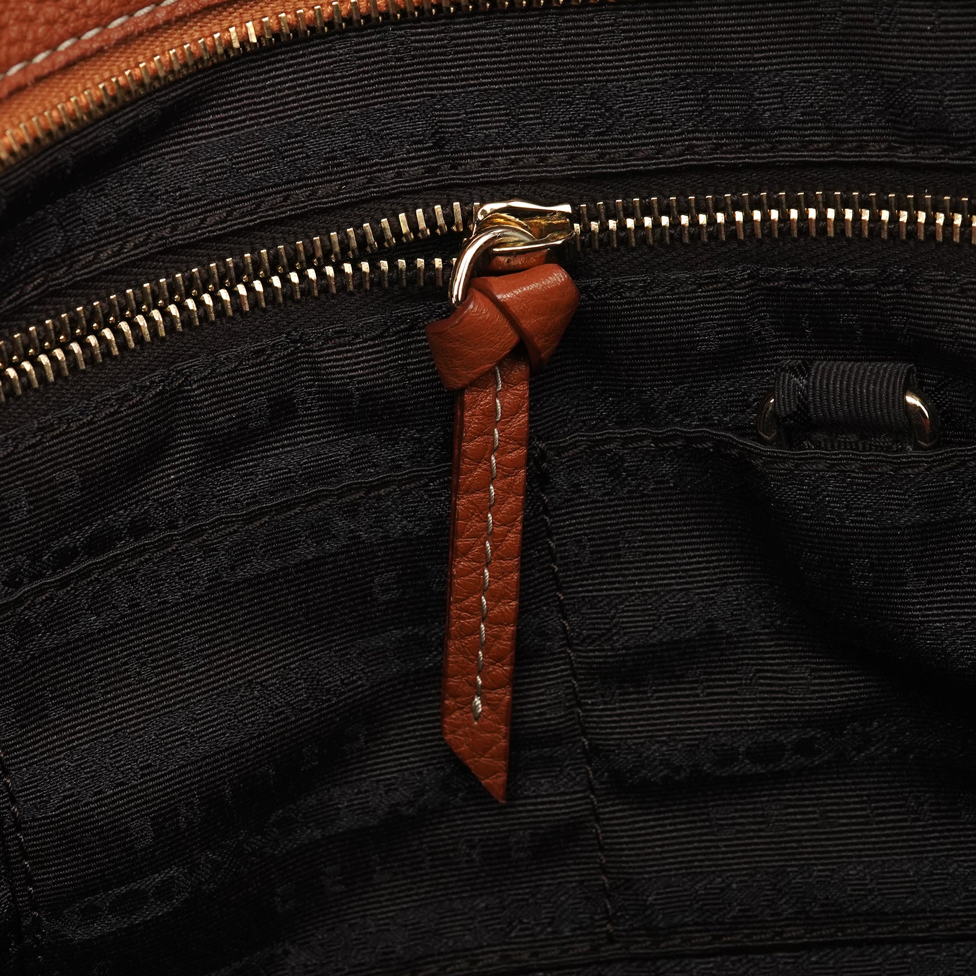Light Brown Leather Bittersweet Shoulder Bag