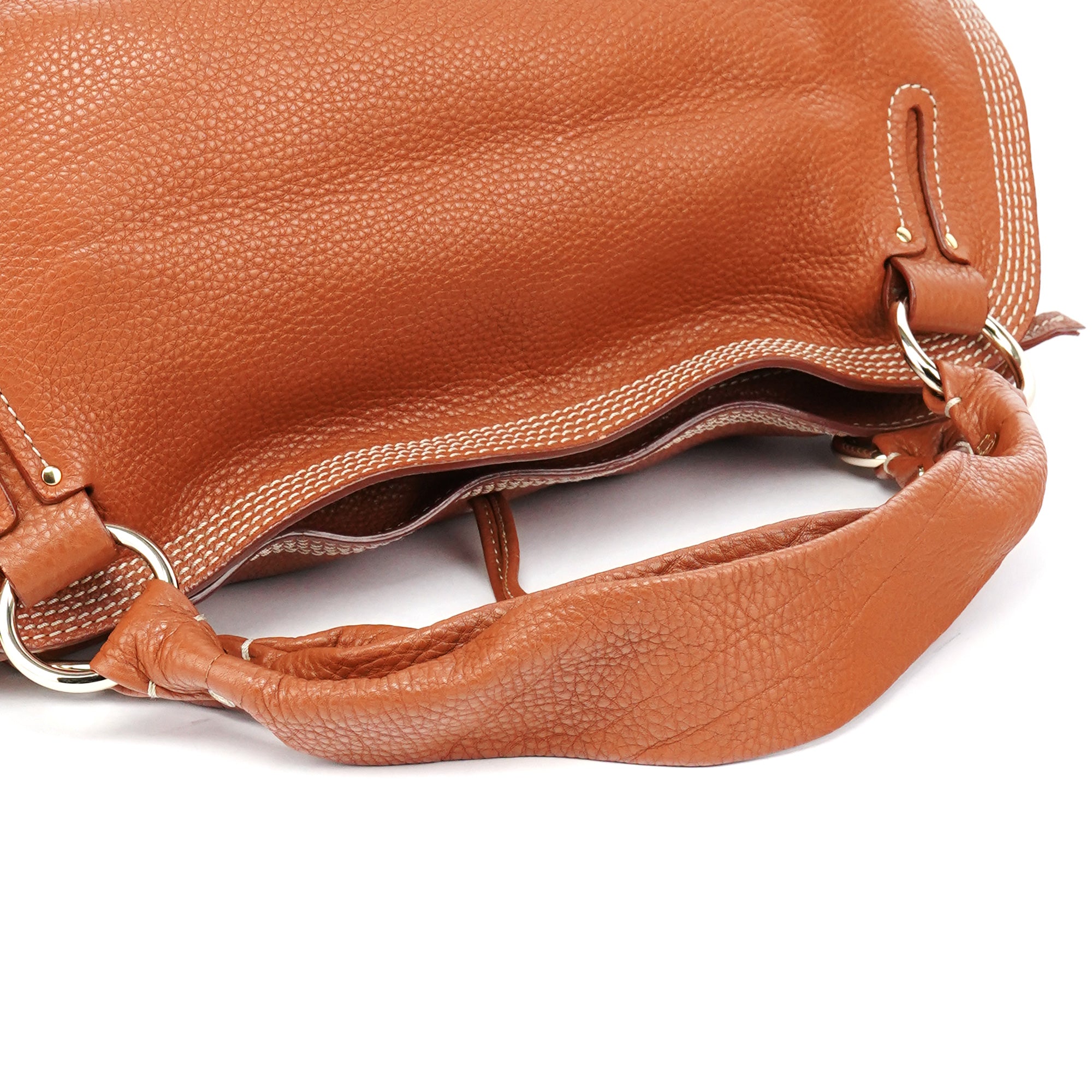 Light Brown Leather Bittersweet Shoulder Bag