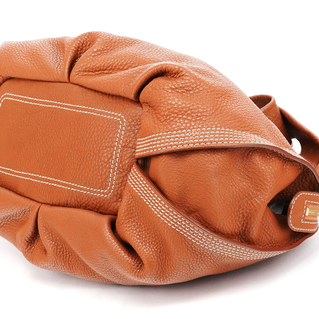 Light Brown Leather Bittersweet Shoulder Bag