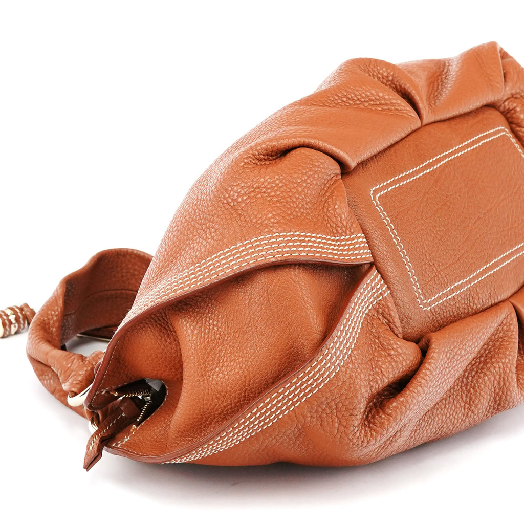 Light Brown Leather Bittersweet Shoulder Bag