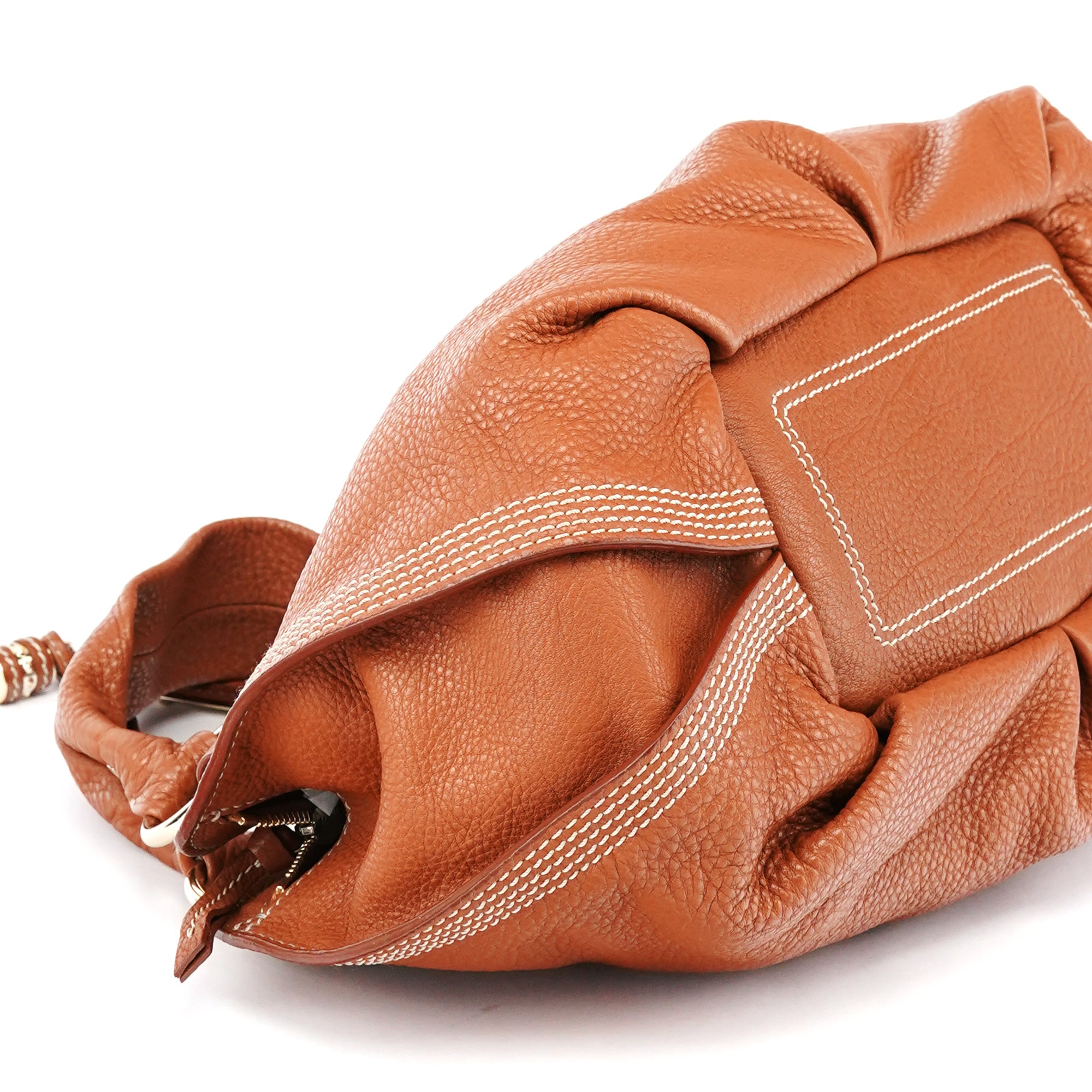 Light Brown Leather Bittersweet Shoulder Bag