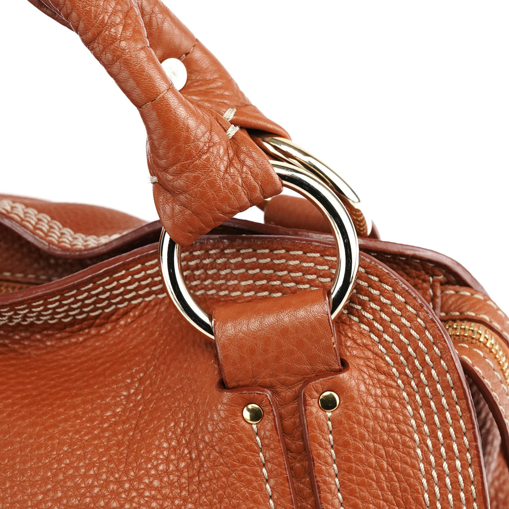 Light Brown Leather Bittersweet Shoulder Bag
