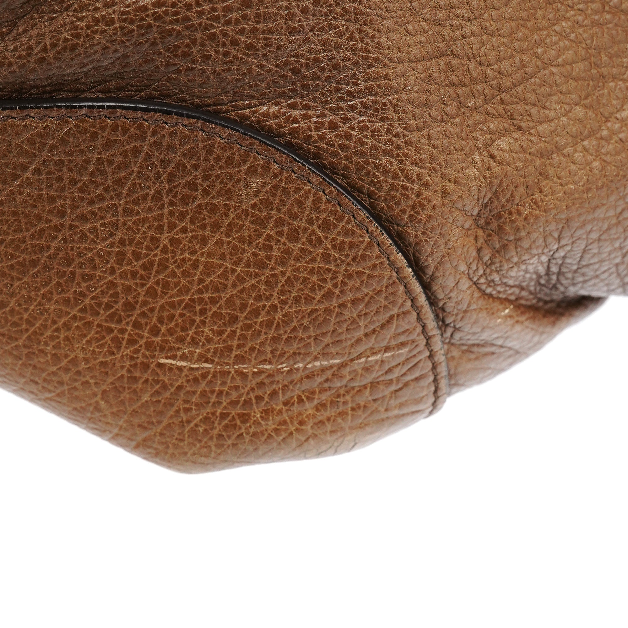 Light Brown Leather Bittersweet Shoulder Bag