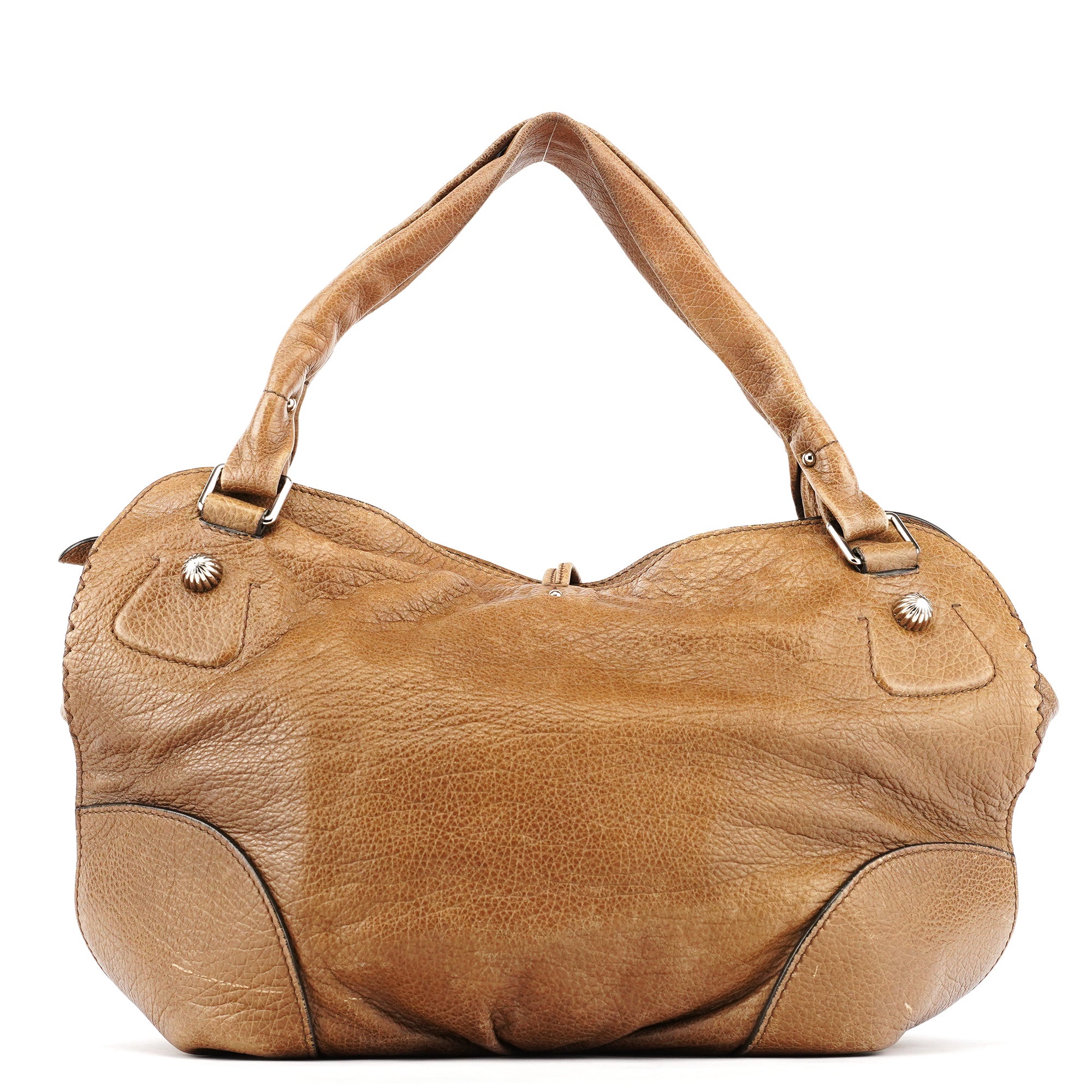 Light Brown Leather Bittersweet Shoulder Bag