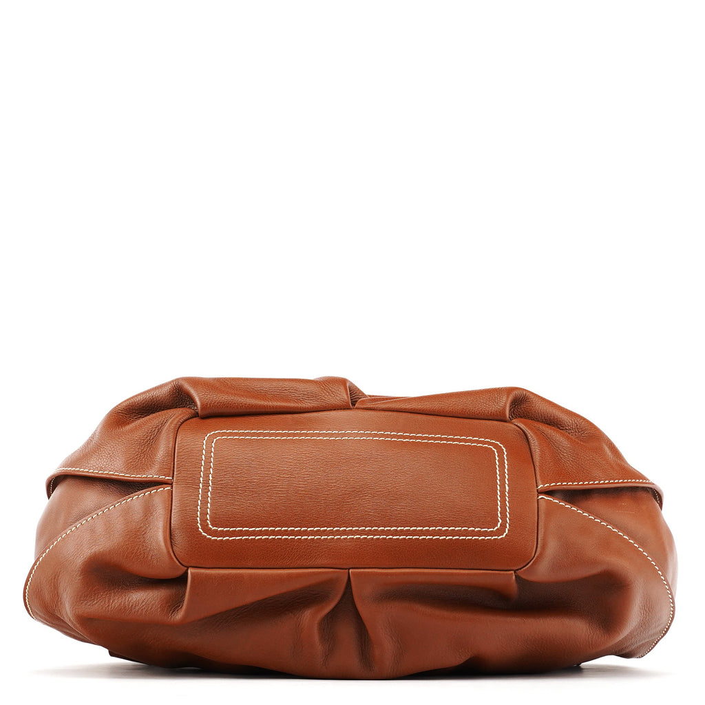 Light Brown Leather Bittersweet Shoulder Bag