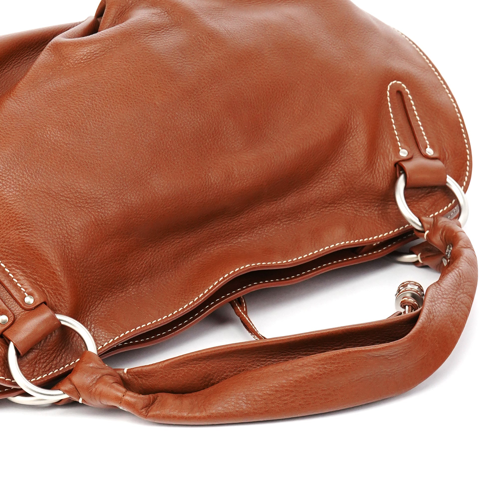 Light Brown Leather Bittersweet Shoulder Bag