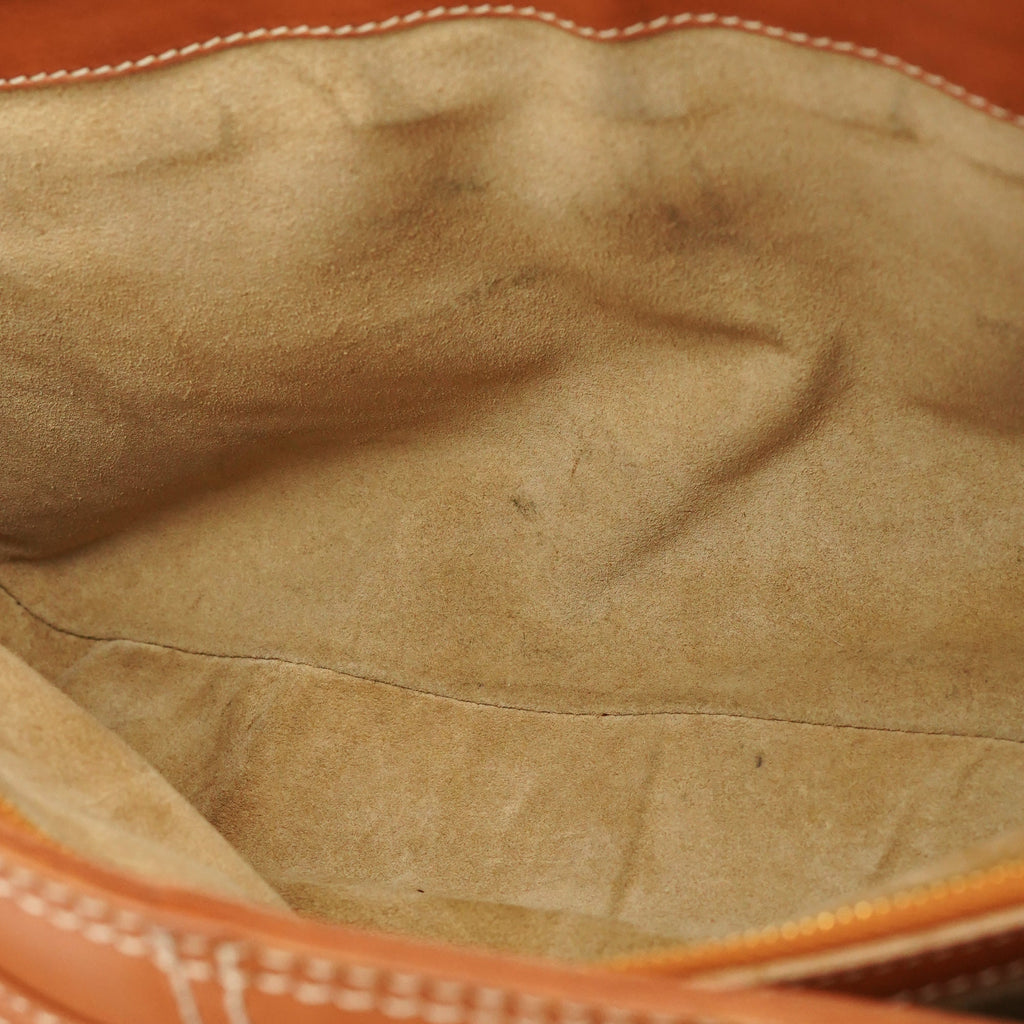 Light Brown Leather Boogie Tote Bag