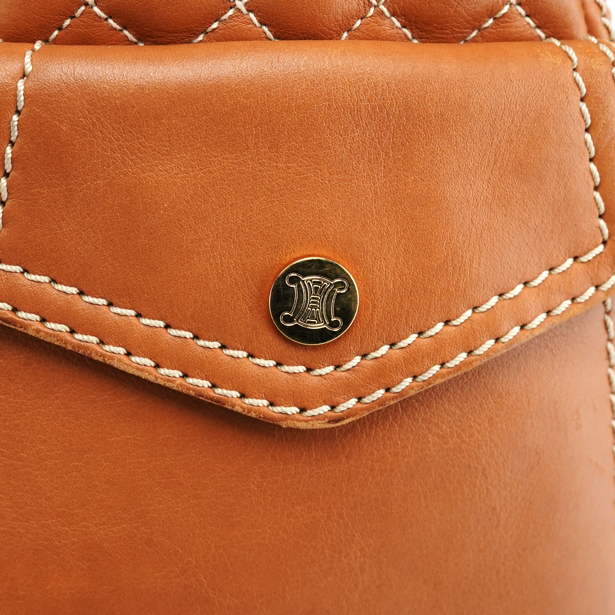 Light Brown Leather Boogie Tote Bag