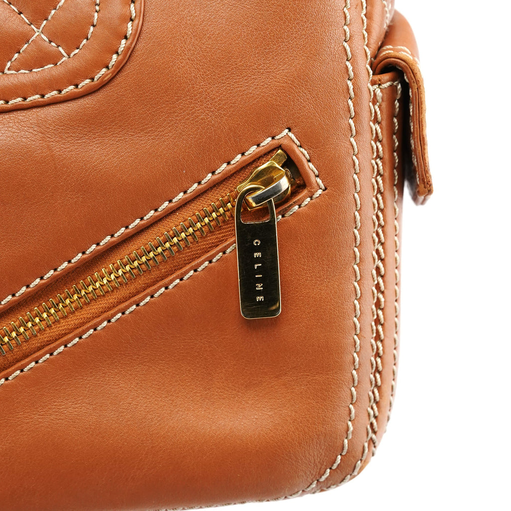 Light Brown Leather Boogie Tote Bag