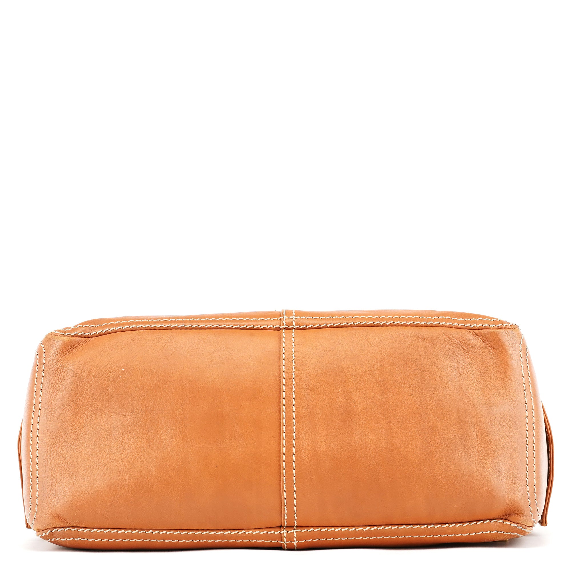 Light Brown Leather Boogie Tote Bag