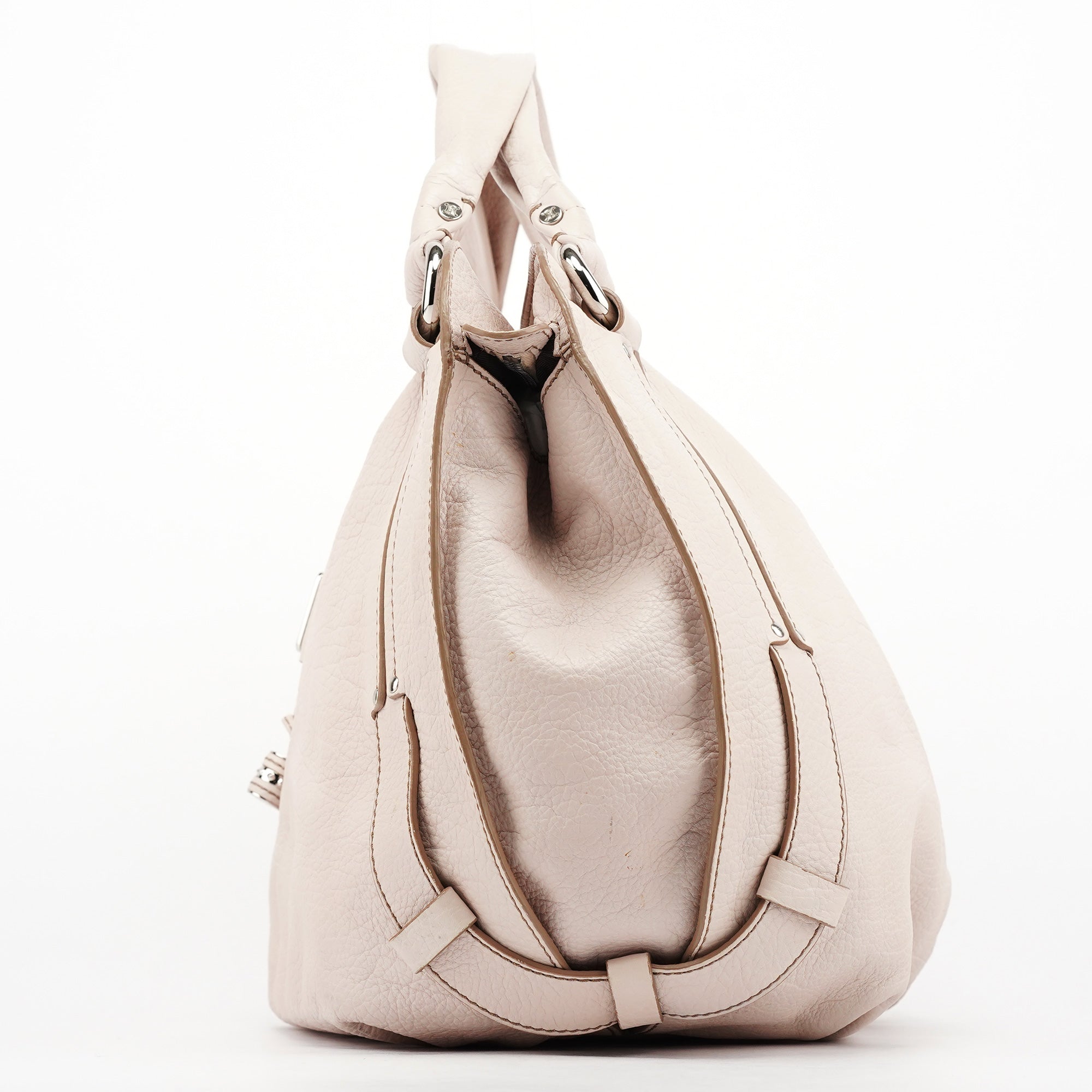 Light Pink Leather Bittersweet Shoulder Bag