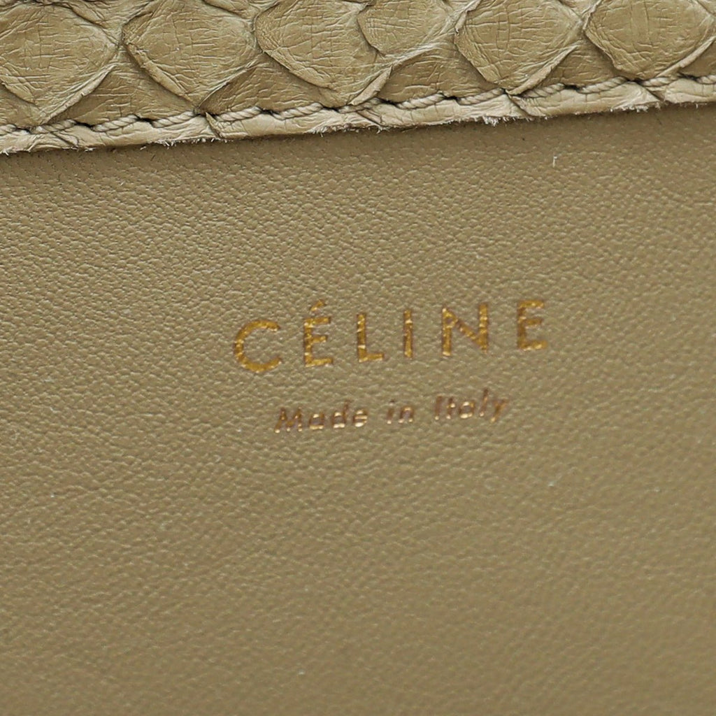 Celine Mastic Python Phantom Medium Luggage Bag
