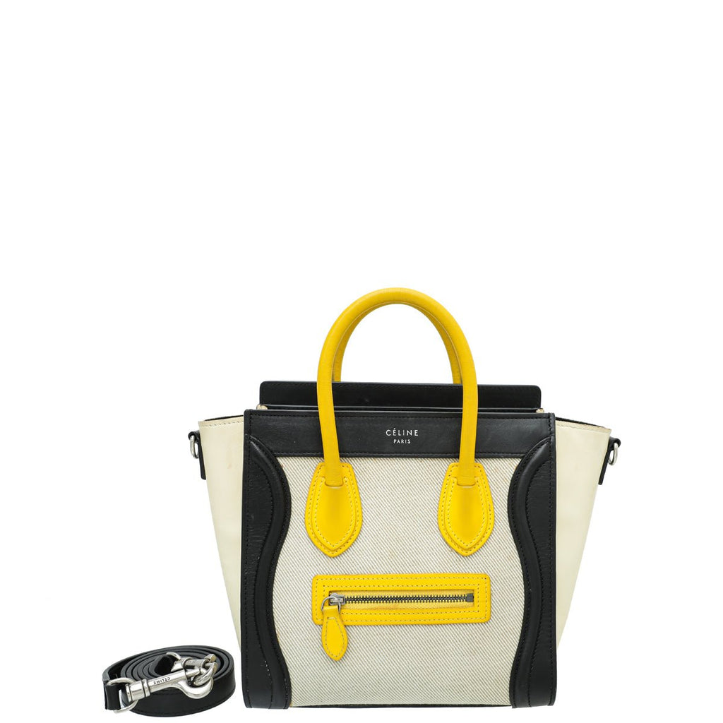 Celine Multicolor Nano Luggage Bag