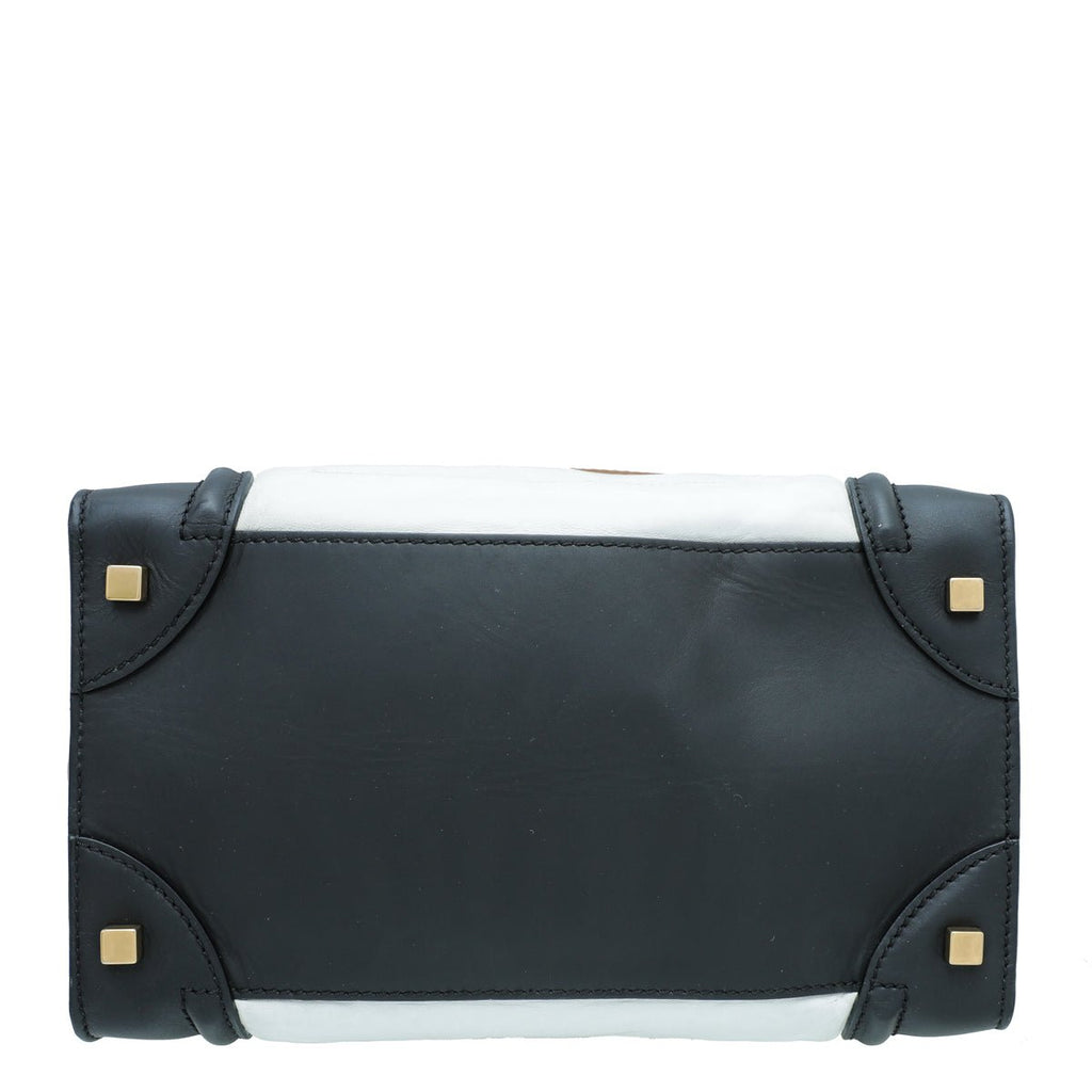 Celine Multicolor Shrunken Mini Luggage Bag