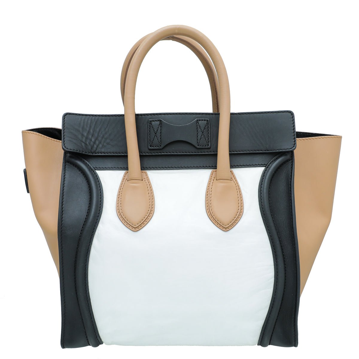 Celine Multicolor Shrunken Mini Luggage Bag