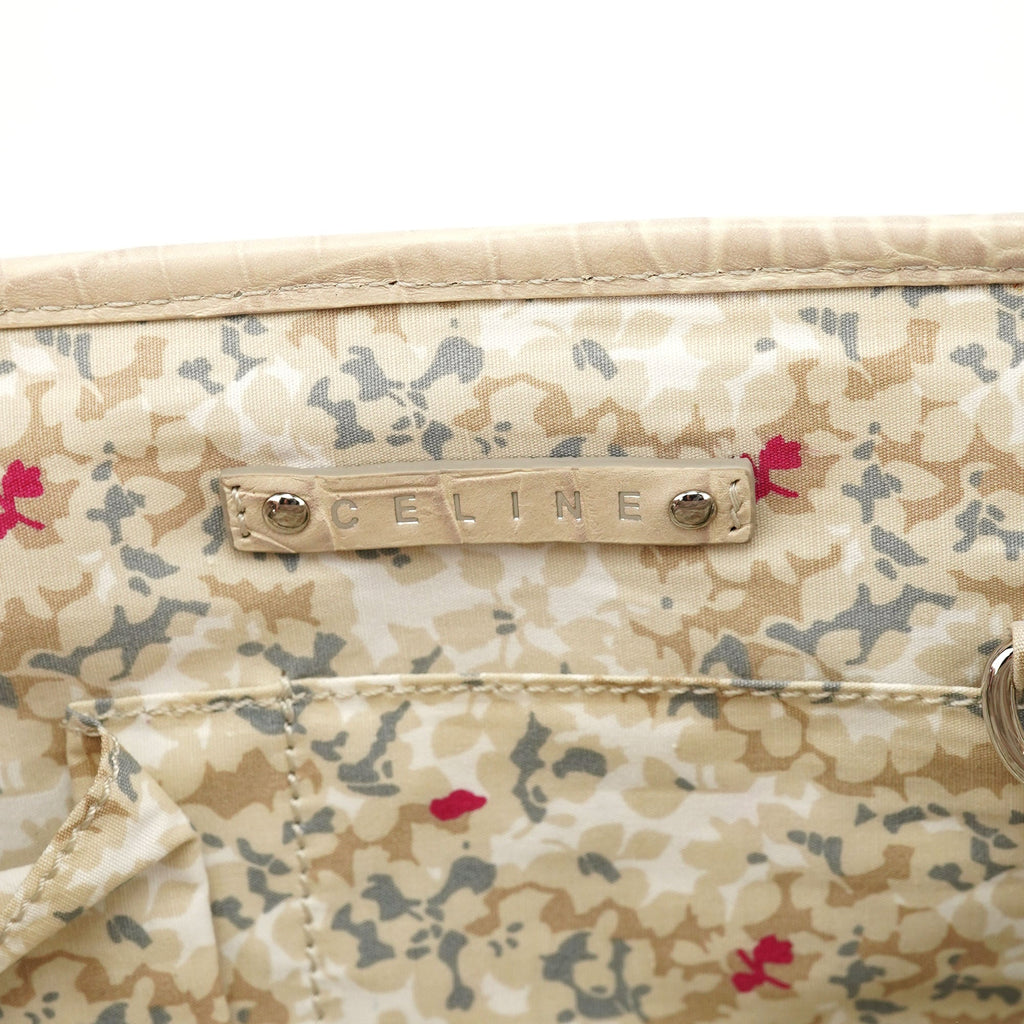 Navy Denim Gradient Triomphe Tote