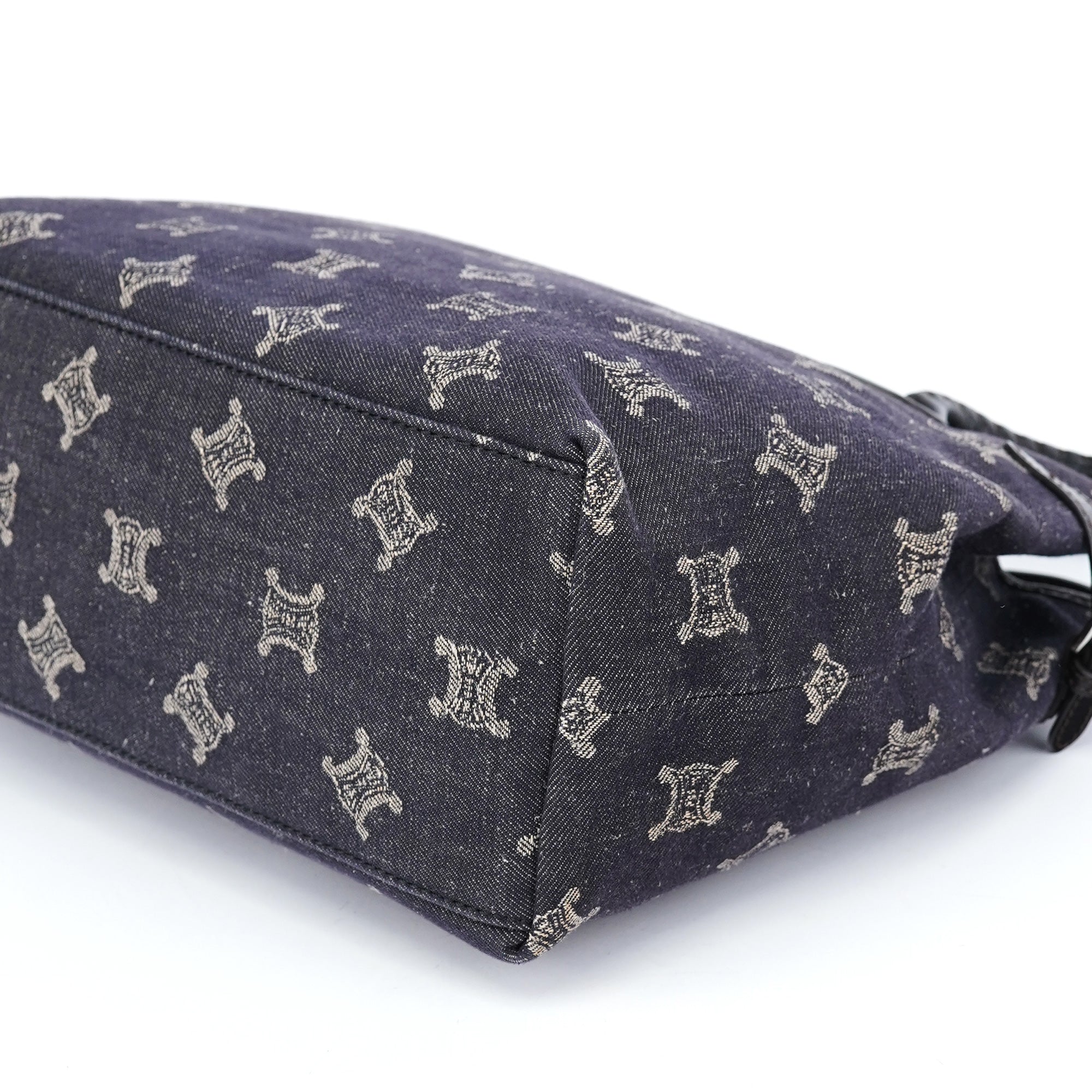 Navy Denim Macadam Tote Bag