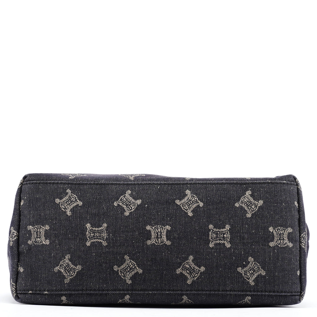 Navy Denim Macadam Tote Bag