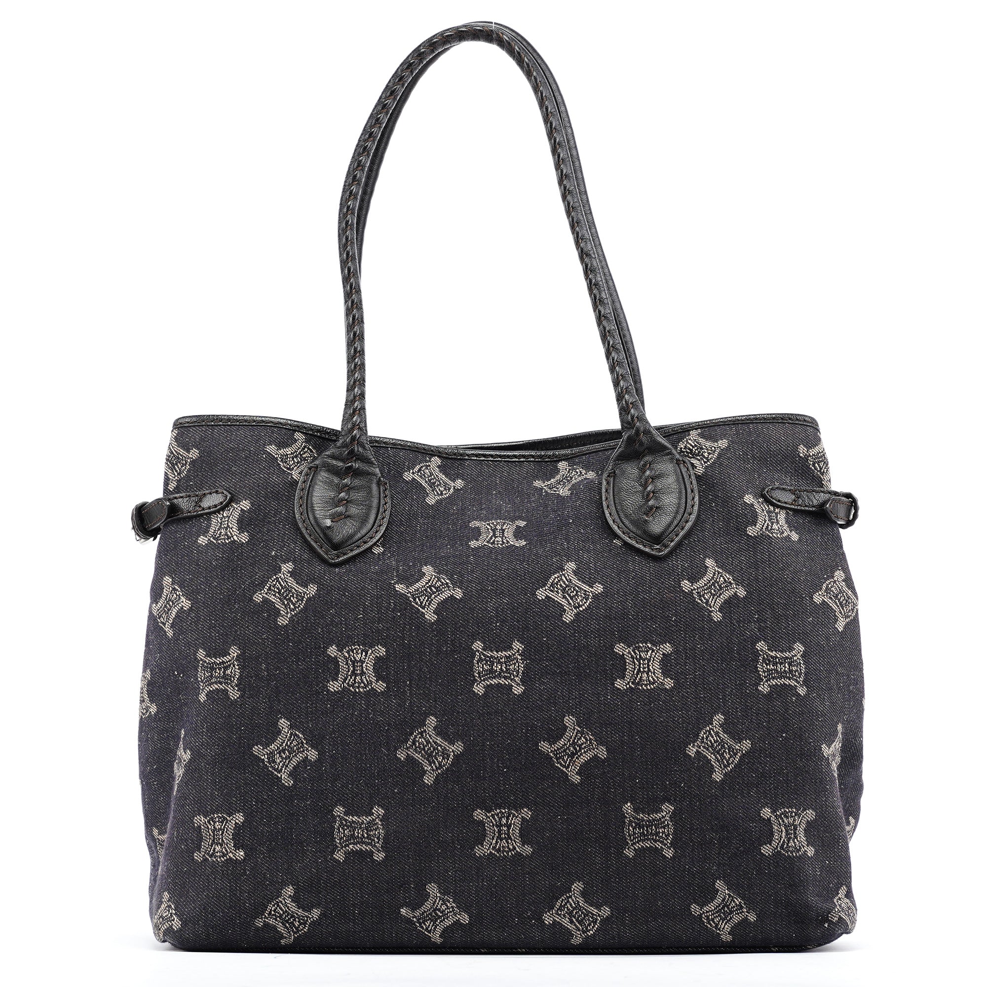 Navy Denim Macadam Tote Bag