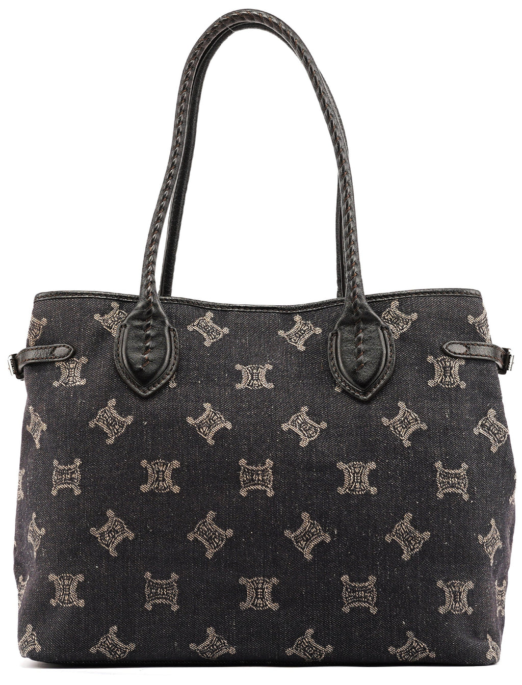 Navy Denim Macadam Tote Bag