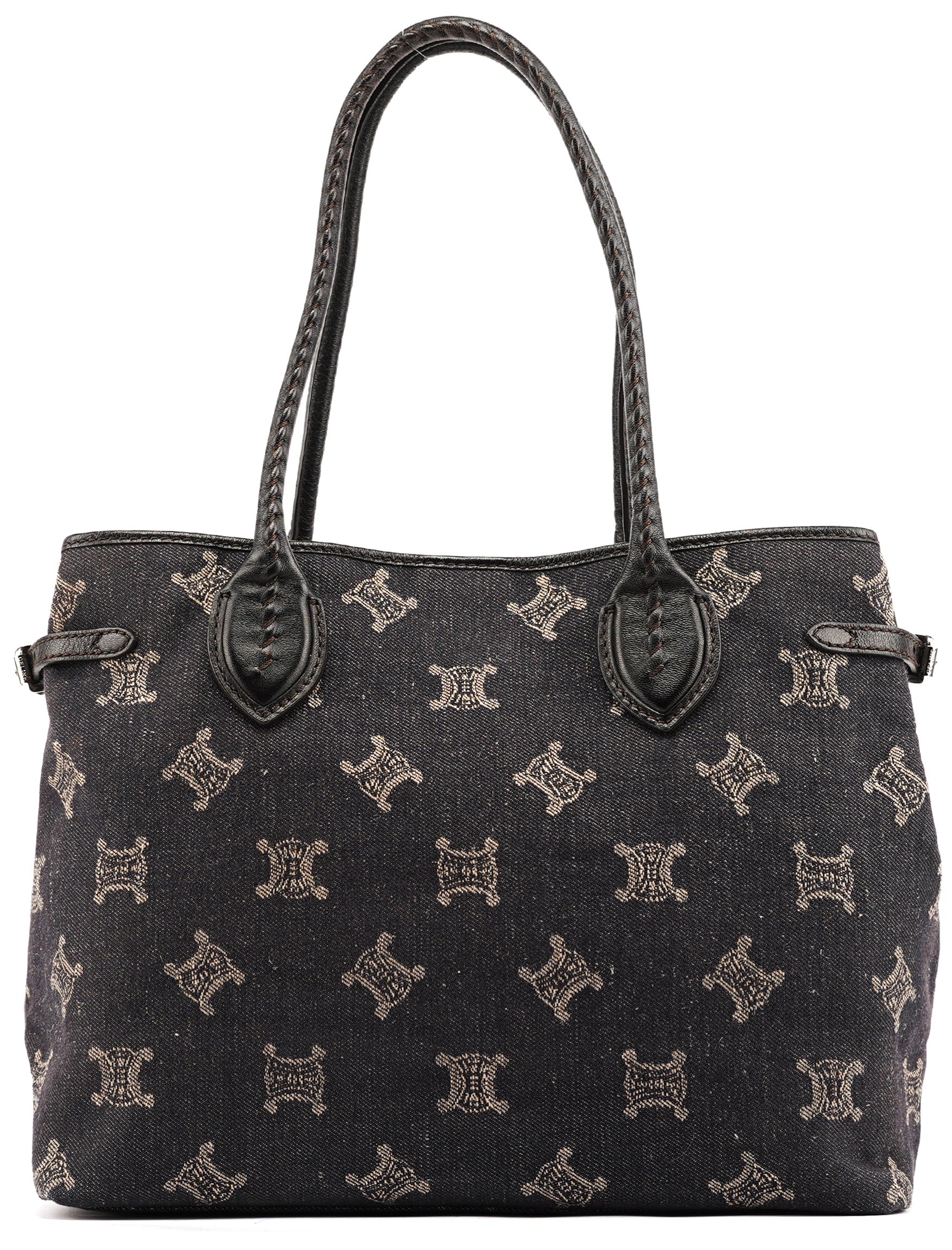 Navy Denim Macadam Tote Bag