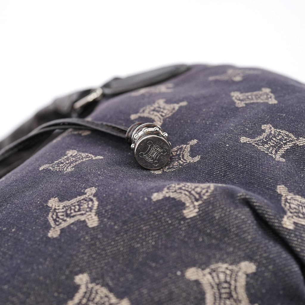 Navy Denim Monogram Bittersweet Shoulder Bag