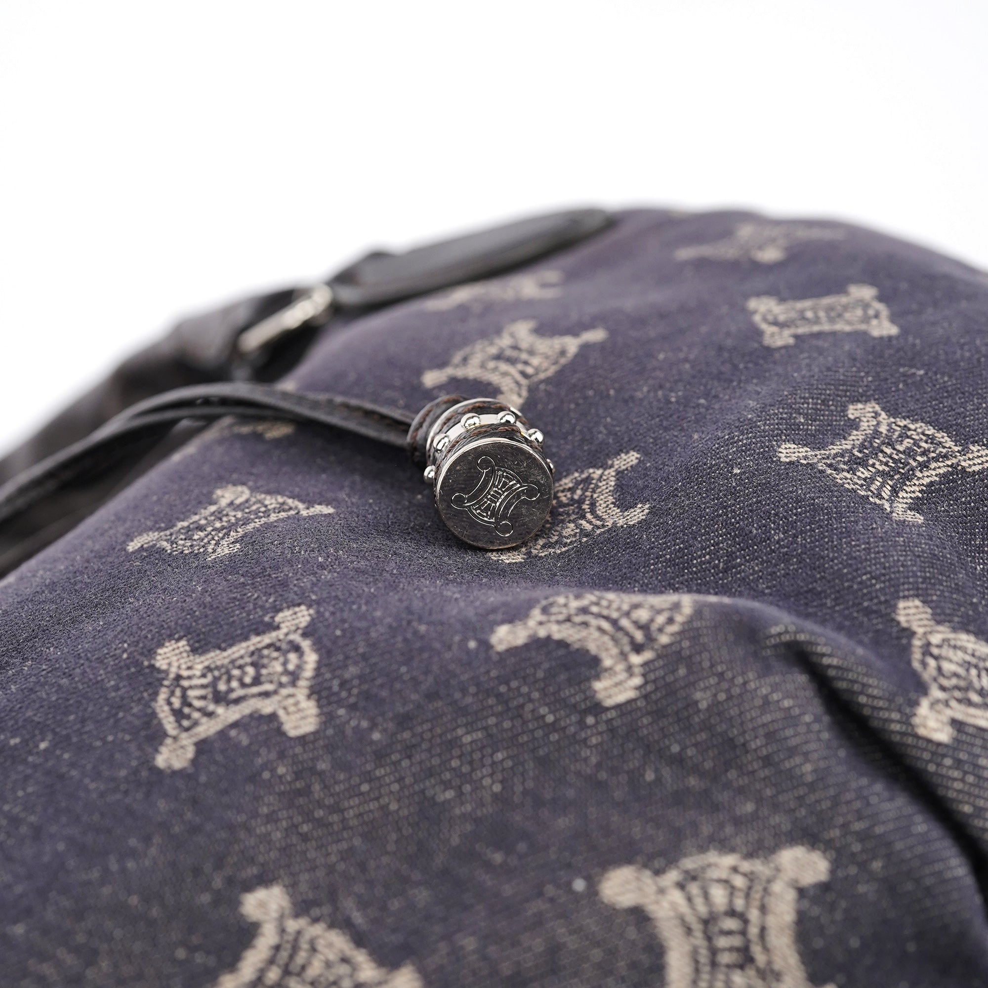 Navy Denim Monogram Bittersweet Shoulder Bag