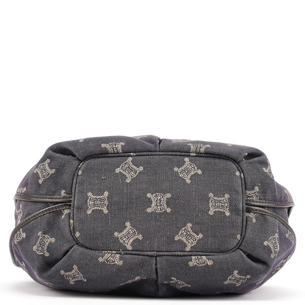 Navy Denim Monogram Bittersweet Shoulder Bag