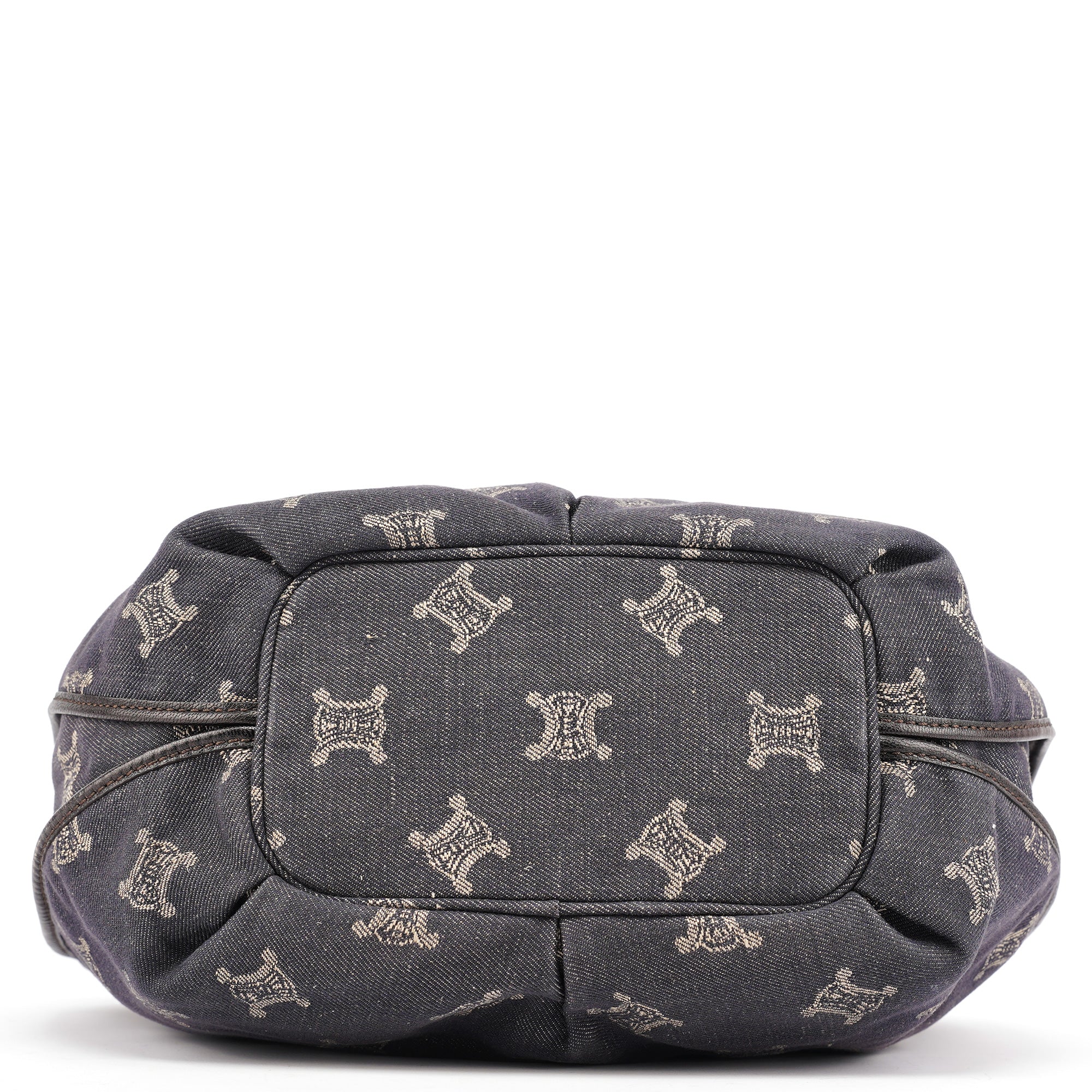 Navy Denim Monogram Bittersweet Shoulder Bag