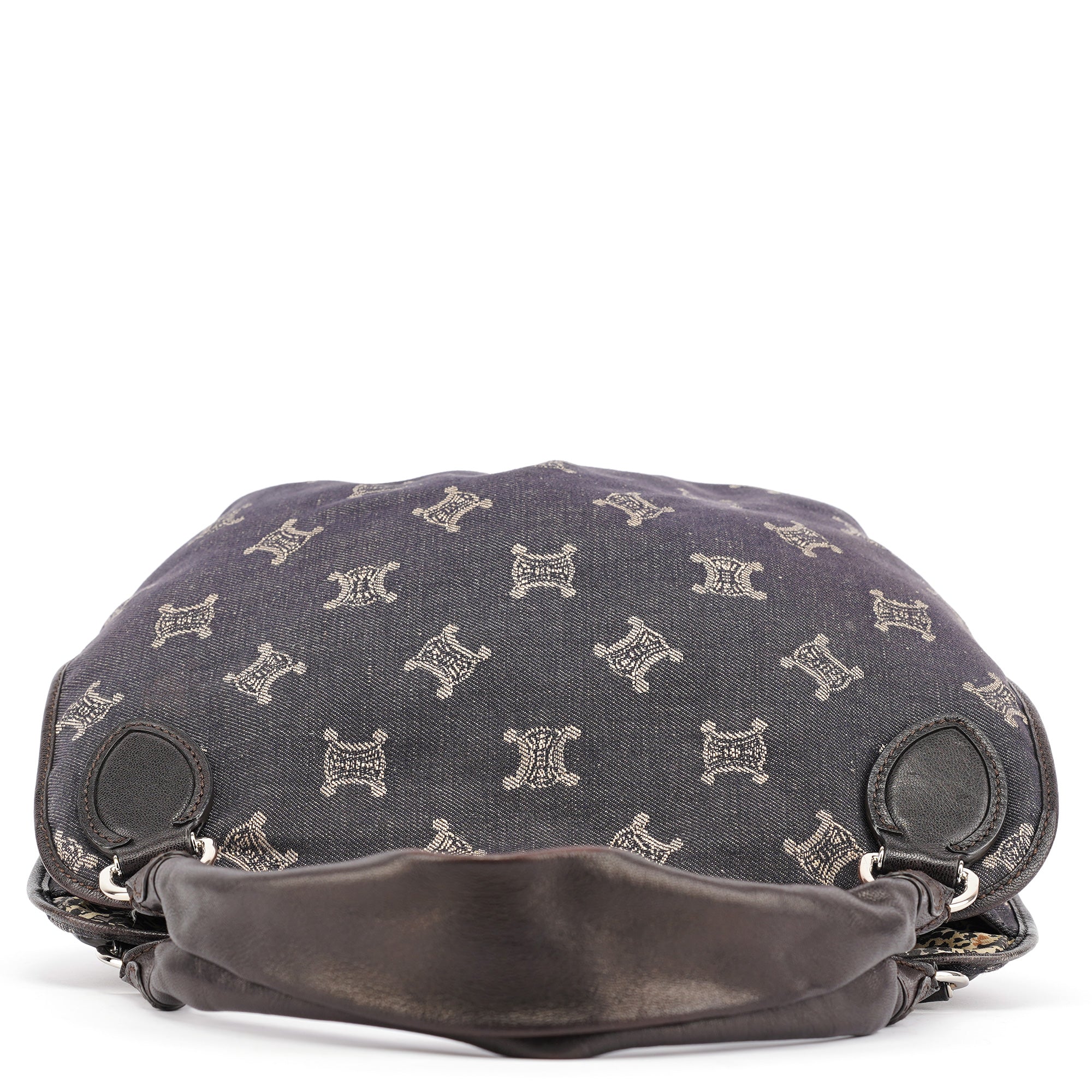 Navy Denim Monogram Bittersweet Shoulder Bag