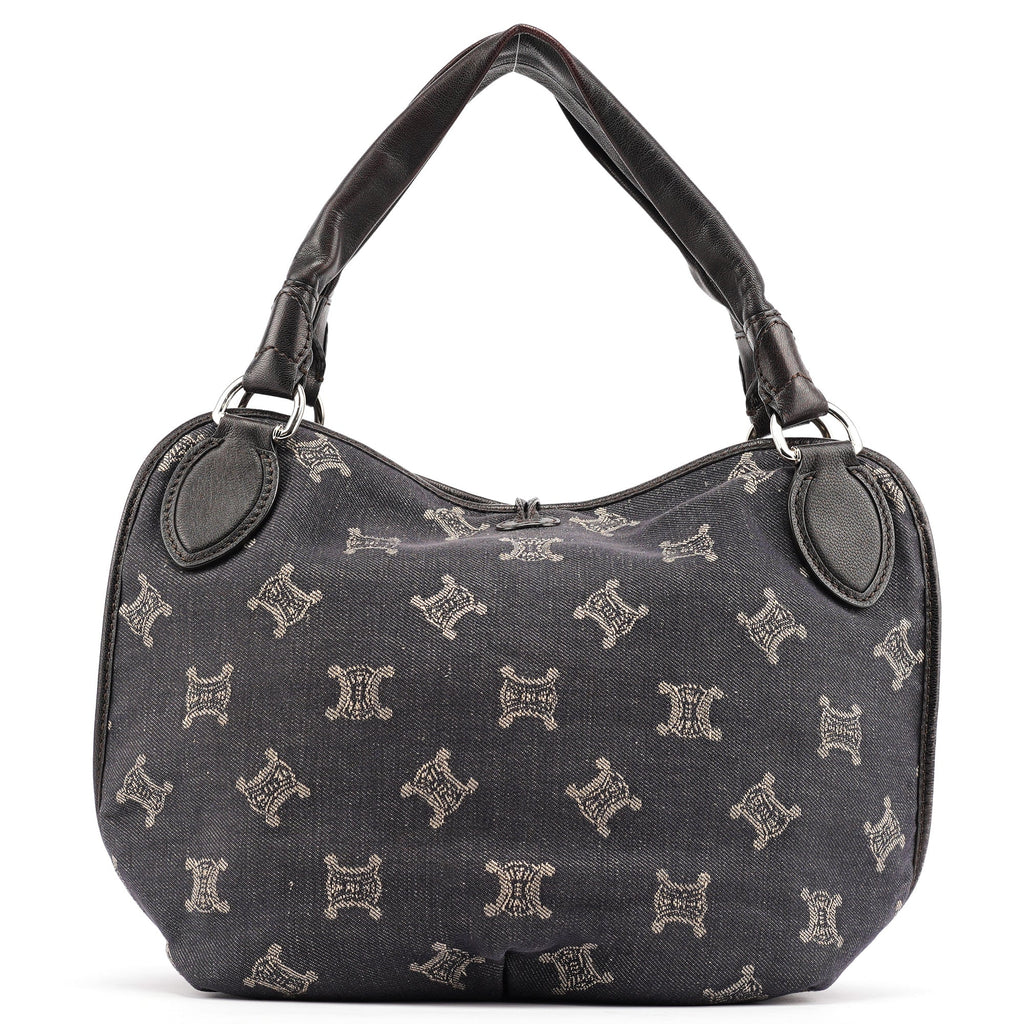 Navy Denim Monogram Bittersweet Shoulder Bag