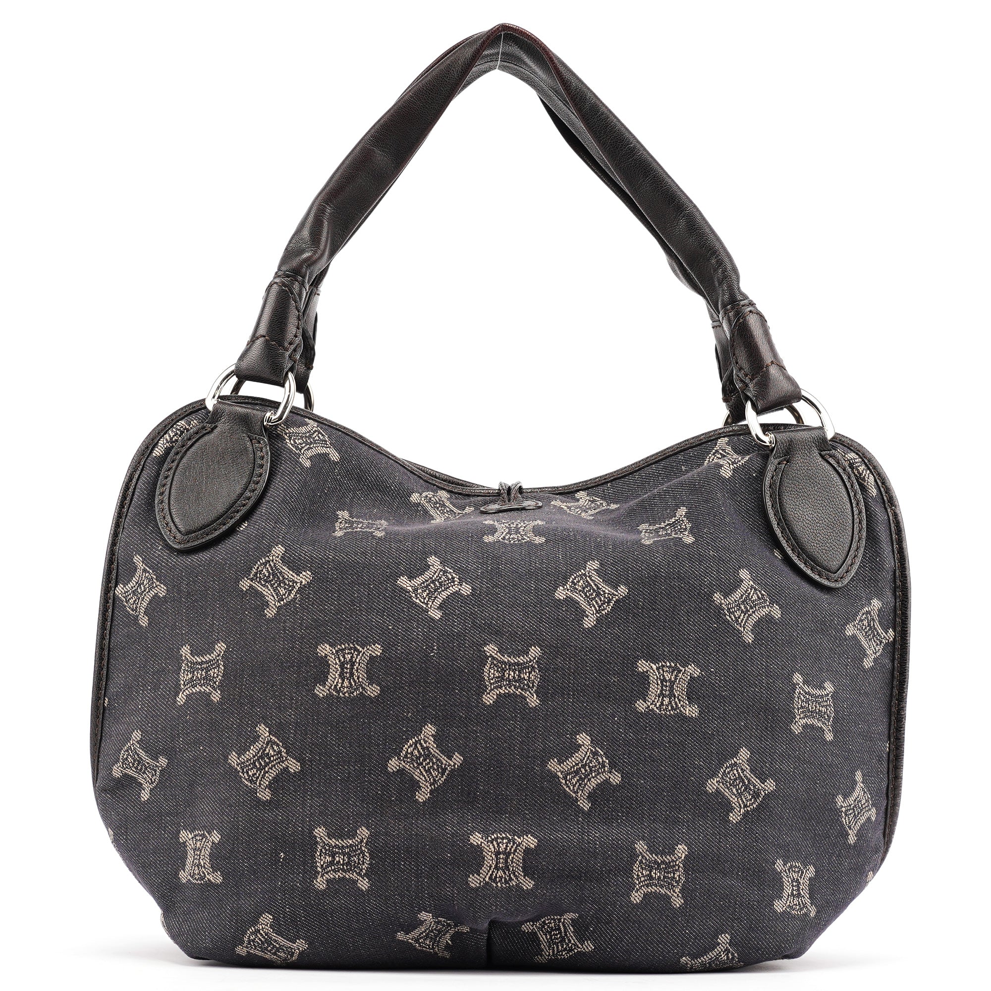 Navy Denim Monogram Bittersweet Shoulder Bag