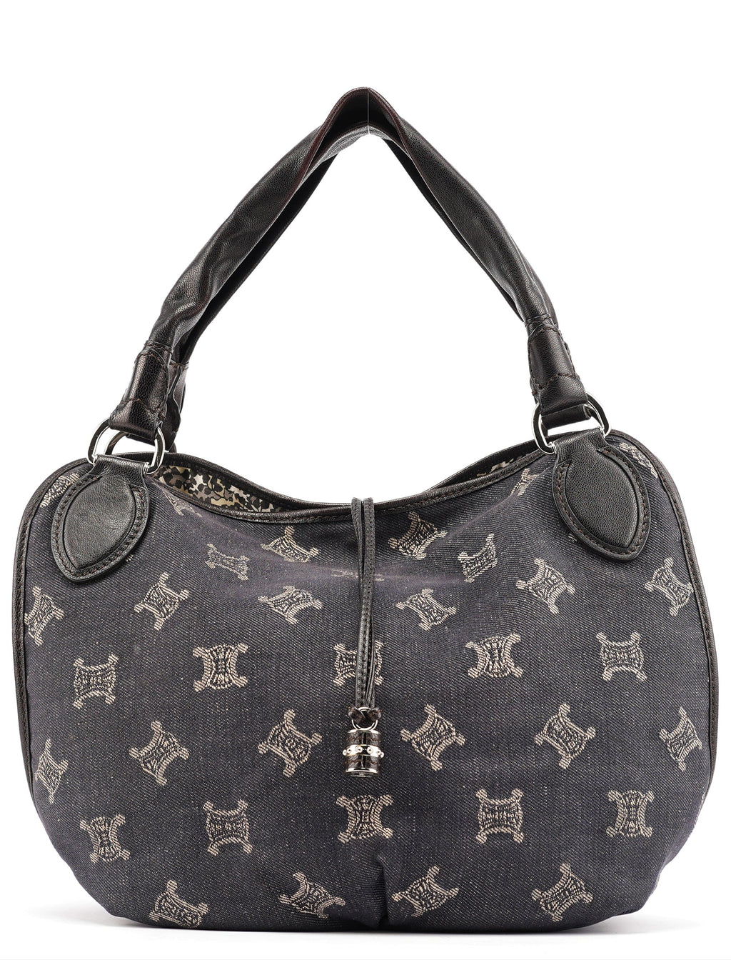 Navy Denim Monogram Bittersweet Shoulder Bag