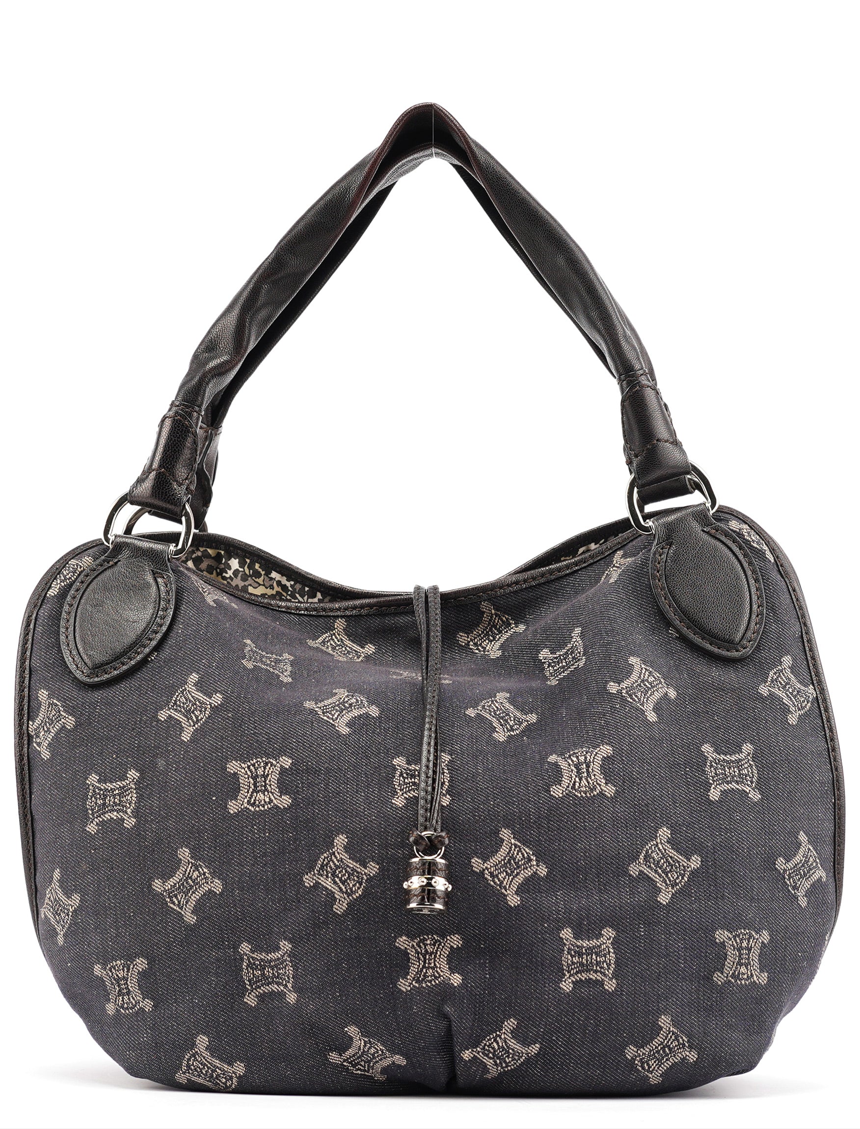 Navy Denim Monogram Bittersweet Shoulder Bag