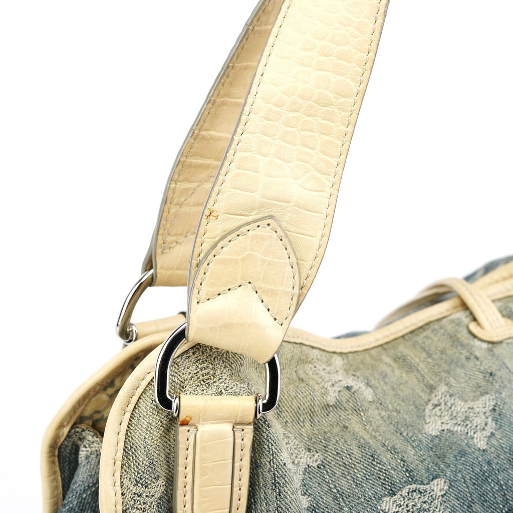 Navy Gradient Denim Bittersweet Shoulder Bag